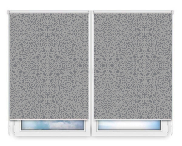 Рулонные шторы Мини Риано серый цена. Купить в «Мастерская Жалюзи»